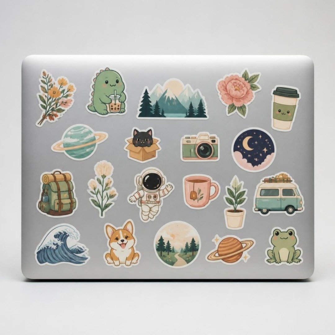 Aesthetic Laptop Sticker Pack