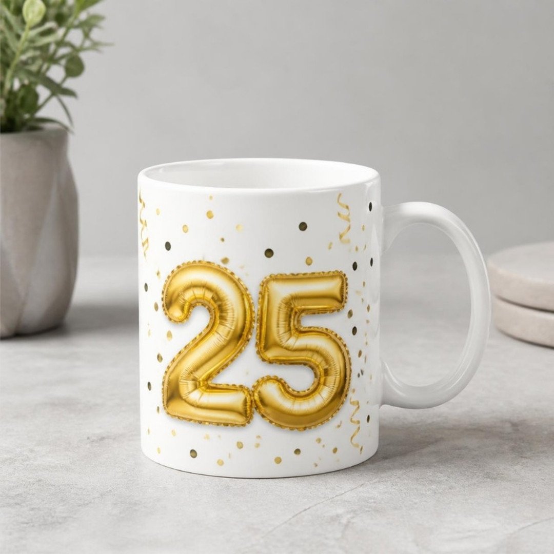 Birthday Age Balloon Mug