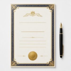 Certificates (A4)