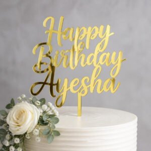 Custom Acrylic Cake Topper