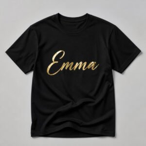 Gold and Silver Name T-Shirt