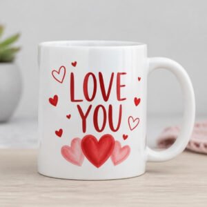 Love You Heart Mug